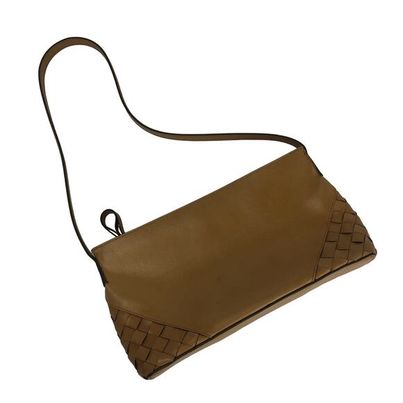 Nine West Faux Leather Woven detail small shoulder bag - Picture 1 of 12